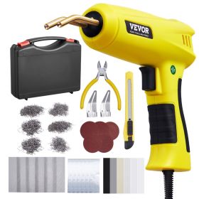 Plastic Welding Kit, 220W Plastic Welder Gun with 1200PCS Hot Staples & 76PCS Welding Rods, Professional Hot Staple Welding Gun with LED Light