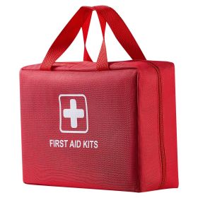 First Aid Kit, 420 Pieces, 600D Nylon Large Survival First Aid Bag, Emergency Medical Supplies, for Home, Car, Office, Travel, Camping, Truck, Hiking