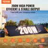Portable Monocrystalline Solar Panel, 200W Foldable Monocrystalline ETFE Solar Charger, 23% Efficiency Solar Panel with MC4 Output