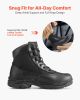 Men's Military Tactical Boots, 6 inch Combat Hiking Work Boots, Lightweight & Breathable & Sturdy Mens Motorcycle Interceptor Trooper Boot