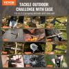 Survival Shovel Survival Axe, 16-in-1 Camping Folding Shovels with Hatchet, Stainless Steel Tactical Shovel Hatchet Combo
