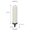 HUINING 4PCS 7inch Replacement Ceramic Filter Candle with Activated Carbon for Countertop Gravity Water Filter System,Household Water Bucket