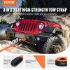 Heavy Duty Tow Strap Recovery Kit 3" x 30 ft (MBS-36,000 lbs) Tree Saver Winch Strap, Triple Reinforced Loop & Protective Sleeves & Storage Bag