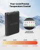 Heated Socks, X-Large Size, 5000mAh Battery Rechargeable Heating Socks with 4 Heating Levels, Electric Heated Sock with APP Control for Men Women