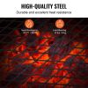 Folding Campfire Grill, Heavy Duty Steel Mesh Grate, 18" Portable Camping Grates Over Fire Pit, Camp Fire Cooking Equipment with Legs Carrying Bag