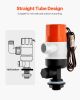 Livewell Pump for Boat, 12V 1100 GPH Straight Livewell Aerator Pump with Dual Inlet, ABA Housing & Detachable Motor Cartridge