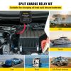 Dual Battery Isolation Kit, 6m 12V, Auto Split Charge Relay System with 140AMP VSR, Fits RVs, Marine Crafts, Cars, Trucks, Caravans, Campers, Yachts