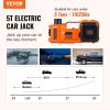Electric Car Jack, 5 Ton/11023 LBS Hydraulic Car Jack, Portable Car Jack Lifting with Built-in Inflatable Pump and LED Light