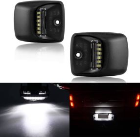 For 2000-2013 Tundra White LED Tag License Plate Light Bulbs Assembly Kit (Option: 2Pcs)