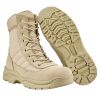 Men's Military Tactical Boots, 8 inch Combat Hiking Work Boots, Lightweight & Breathable Side Zipper Motorcycle Interceptor Trooper Boot