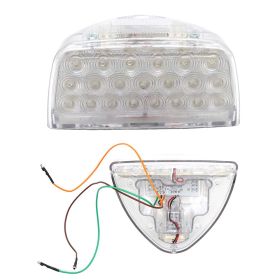 Compatible With Peterbilt Turn Signal Lights 31 LED Triangle Amber LED,Clear Lens 2Pcs (Option: 2Pcs)