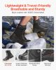 Men's Military Tactical Boots, 8 inch Combat Hiking Work Boots, Lightweight & Breathable Side Zipper Mens Motorcycle Interceptor Trooper Boot